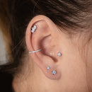 Marquise Titane - Obsidian Piercing