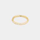 Anneau Anneau Eternity - PVD Gold - Obsidian Piercing